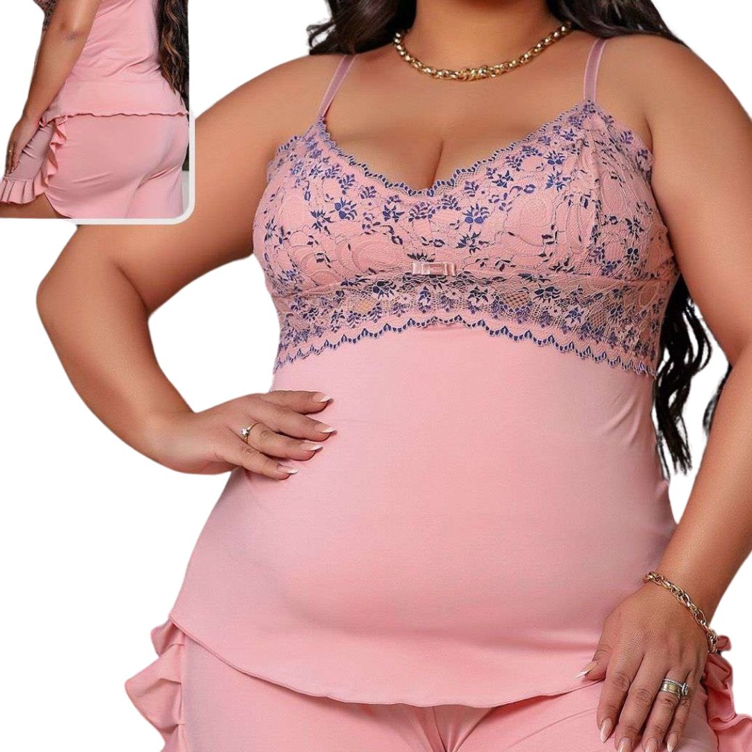 Baby Doll Plus Size Romance Deyse Ref.0216995