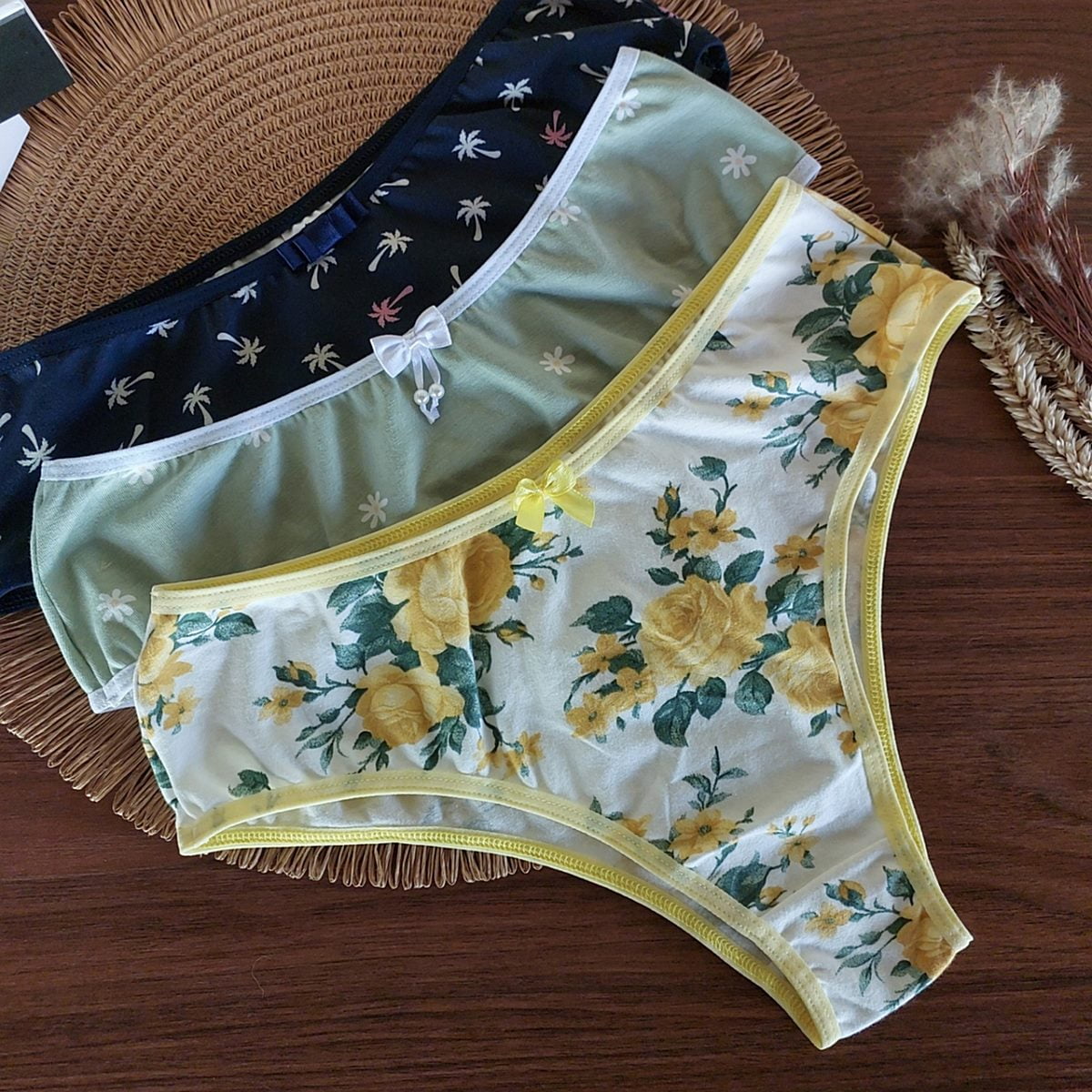 Kit 03 Calcinhas Algodão Delicotton Variadas