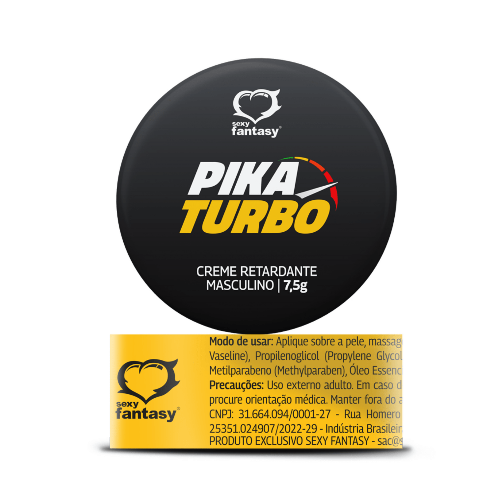 Gel Retardante Masculino Pika Turbo 7,5g Sexy Fantasy