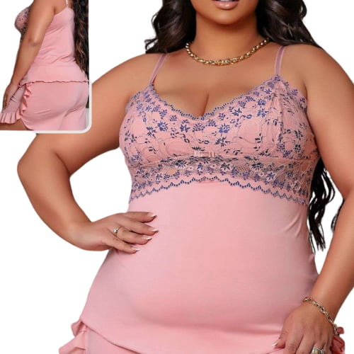 Baby Doll Plus Size Romance Deyse Ref.0216995