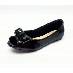 peep toe sapatilha