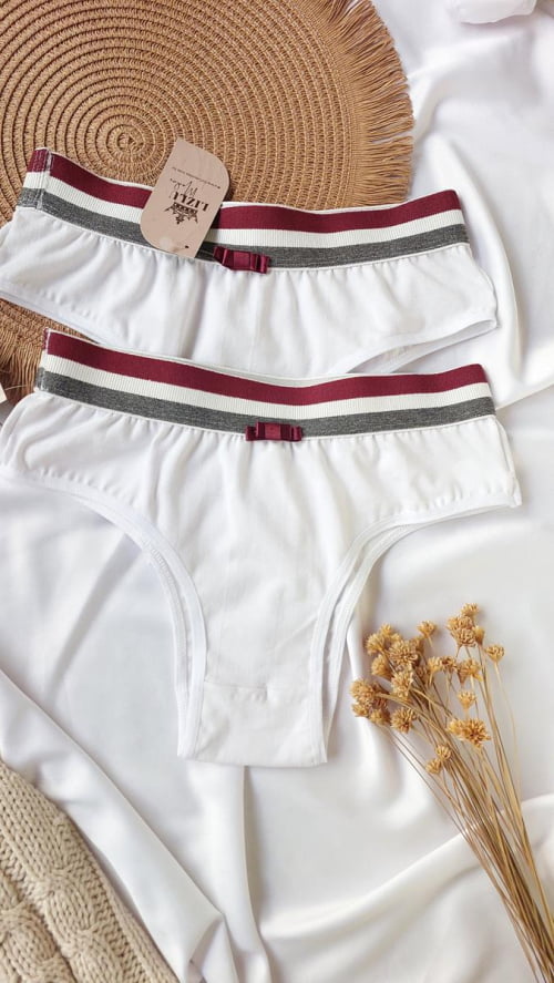Calcinha Algodão Cós Elástico Laís