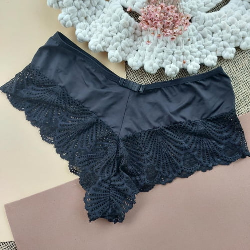 Conjunto Lingerie Núbia Renda Preto Ref.0210671