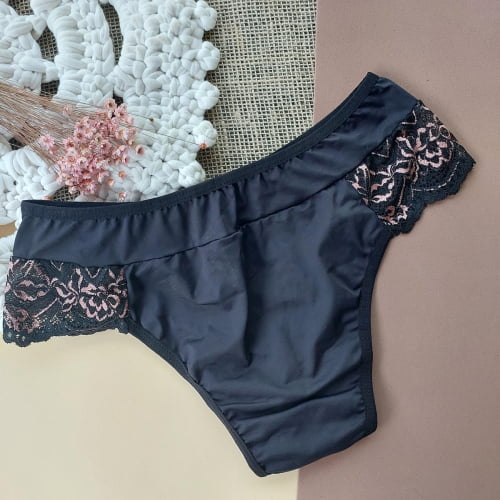 Conjunto Lingerie Renda Bicolor Artemia Ref.0210271