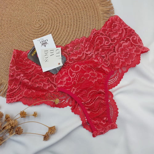 Conjunto Lingerie Cropped Renda Liz Lichia