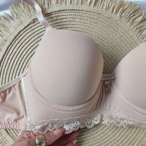 Conjunto Lingerie Microfibra Cor da Pele Amélia Ref.0213171