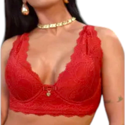 Conjunto Lingerie Renda Lese Rubi Meiriele