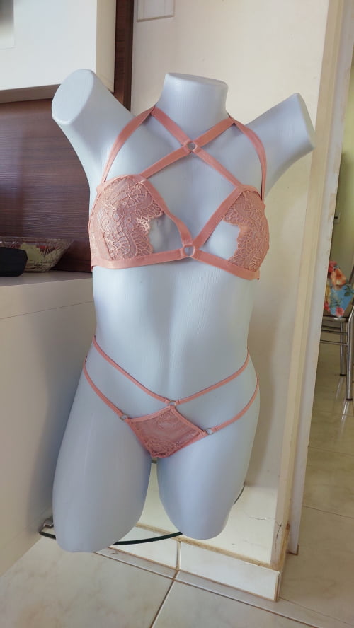 Conjunto Lingerie Sexy Débora Romance