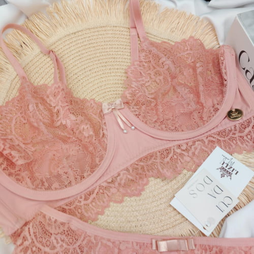 Conjunto Lingerie Renda Romance Rebeca