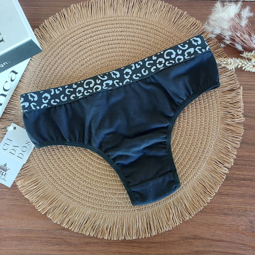 Kit 02 Calcinhas Algodão Delicotton Cós Elástico