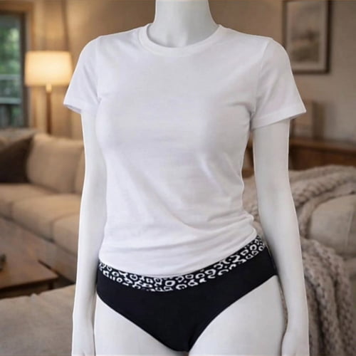 Kit 02 Calcinhas Algodão Delicotton Cós Elástico