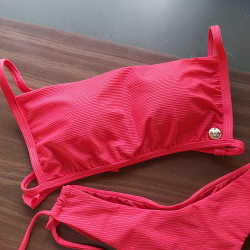 Biquiní Top Faixa Vermelho Copacabana