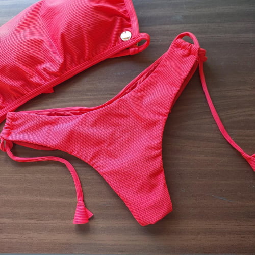 Biquiní Top Faixa Vermelho Copacabana