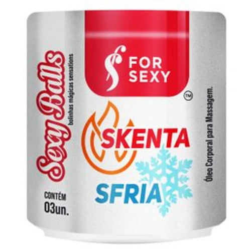 Bolinha Funcional Sexy Balls Skenta Sfria Com 3 un For Sexy